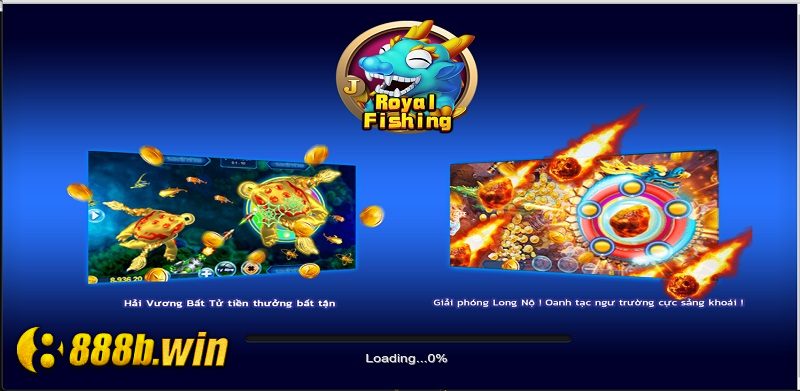 Tựa game Royal Fishing sở hữu những kỹ năng bắn cá hoàng gia
